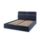 Ліжко EdinburghDesign Roma 08 Comfort з нішею для білизни 90x190 синій - зображення 4