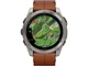 Спортивний годинник Garmin Fenix 8 51mm AMOLED Sapphire Carbon grey DLC w. Chestnut Leather Band (010-02905-40) - изображение 2