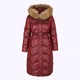 Пуховик зимовий довгий жіночий PERSO BLH220032FR 2XL Винний (5908312938828) - зображення 7