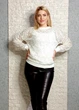 Фатиновий ажурний джемпер Pink Air білий M-XL 15-700 - зображення 4