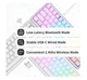 Клавіатура механічна ігрова Motospeed SK-66 Wireless White Hot Swap Gateron Red - зображення 3