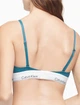 Бюстгальтер без кісточок бавовняний Calvin Klein S Зелений - зображення 4
