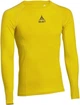 Термофутболка с длинными рукавами Select BASELAYER SHIRT WITH LONG SLEEVES (L/S) желтая XL 623540-555 - изображение 1