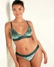 Бюстгальтер жіночий бралет Victoria's Secret Pink велюровий S Зелений - изображение 4