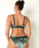 Бюстгальтер жіночий бралет Victoria's Secret Pink велюровий S Зелений - изображение 5