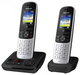 Telefon stacjonarny Panasonic Duo Black (KX-TGH722GS) - obraz 1