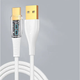 Зарядный шнур для быстрой зарядки телефона USB to Type-C 1.2 м UWarmSof кабель для зарядки планшета повербанка смартфона провод тайпси зарядка 18 Вт Белый - изображение 2