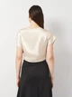 Футболка женская Zara 3666/175 XL Бежевая (03666175307053) - изображение 2