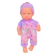 Пупс розовый ToyCloud "Little Baby" в комплекте бутылочка, соска, тарелка,телефон AD6607-8 - изображение 2