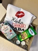 Подарочный бокс для девушки универсальный с фартуком, чаем и шоколадом, сладкий набор на подарок женщине - изображение 3