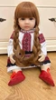 Велика вінілова лялька ручної роботи Марічка в українському вбранні Reborn Baby Doll - зображення 2
