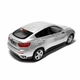Детская металлическая машинка BMW X6 игрушечная коллекционная масштабная железная авто модель игрушка для детей БМВ х6 открываются двери серая 12.5 см - изображение 3