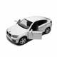 Дитяча металева машинка BMW X6 іграшкова колекційна масштабна залізна авто модель іграшка для дітей БМВ х6 відкриваються двері біла 12.5 см - зображення 3