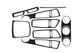Накладки на панель (Meric) Алюміній для Kia Ceed 2007-2012 рр - зображення 4