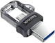 Флеш память USB SANDISK Ultra Dual Drive m3.0 32GB USB 3.0 + microUSB Silver (SDDD3-032G-G46) - изображение 4