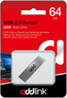 Флеш память USB AddLink U20 64GB USB 2.0 Titanium (ad64GBU20T2) - изображение 4