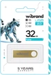 Флеш память USB Wibrand Puma 32GB USB 2.0 Gold (WI2.0/PU32U1G) - изображение 2