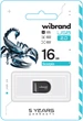 Флеш память USB Wibrand Scorpio 16GB USB 2.0 Black (WI2.0/SC16M3B) - изображение 2