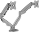 Настільне кріплення для монітора Fellowes Eppa Dual Monitor Arm 10-39" Silver (9683301) - зображення 4