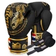 Боксерські рукавиці Phantom Muay Thai Black Gold 16 унцій (Бинти 4м. в подарунок) - изображение 1