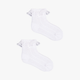 Набір шкарпеток дитячий YOCLUB 3Pack Girl's Socks With Frill SKL-0009G-0100 0-3 3 пари White (5904921620772) - зображення 2