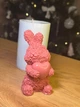Силиконовая форма Кролик в розах - изображение 7