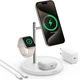 Док-станція Anker MagGo Charging Station Qi2 3-in-1 Stand 15W (B25M3121) White - зображення 3
