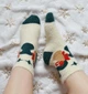 Новогодние носки Корона, норка, размер 36-41, белые - изображение 2