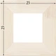 Подрамник для холста 25х25 (60х24 сосна срощенная) EmojiFrame - изображение 6