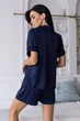 Пижама женская с рубашкой Пс1350 Синий, 3XL (52-54) - изображение 3