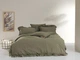 Постельное белье Limasso Stonewashed Exclusive Ranforse 200 х 220 см Capulet Olive - изображение 1