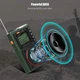 Портативный радиоприёмник с аккумулятором HanRongDa Радио FM AM SW VHF WB / APP / LED-дисплей / MP3 / TF / Bluetooth / фонарь - изображение 5