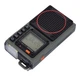 Портативный радиоприёмник с аккумулятором HanRongDa Радио FM AM SW VHF WB / APP / LED-дисплей / MP3 / TF / Bluetooth / фонарь - изображение 11