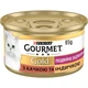 Вологий корм GOURMET Gold “Подвійне задоволення” для дорослих котів шматочки у підливці з качкою та індичкою 85 г - зображення 1