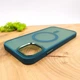 Чехол HOCO Smoke case Matte with MagSafe для iPhone 15 Dark Green - изображение 3