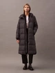 Куртка жіноча Calvin Klein Women's Hooded Puffer Jacket S Сірий (14904100) - зображення 1