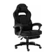 Крісло ігрове GT Racer X-2749-1 Black (X-2749-1 Fabric Black Suede) - зображення 1