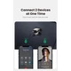 Bluetooth аудіо ресивер UGREEN CM309 Bluetooth Car Receiver Aux with Mic, Space Gray - зображення 7