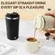 Автоматическая чашка мешалка-термос A-Plus Mixing Cup 2в1 400мл термокружка с магнитом Черная - изображение 5