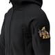 Тактична флісова кофта Helikon Patriot Mk2 Hybrid Fleece з капюшоном black чорна L - зображення 4