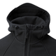 Тактическая флисовая кофта Helikon Patriot Mk2 Hybrid Fleece с капюшоном black черная XS - изображение 7