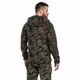 Тактическая флисовая кофта Helikon Patriot Mk2 Hybrid Fleece с капюшоном woodland 2XL - изображение 4