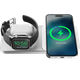 Бездротова зарядка Nomad Base One Max 3 в 1 MagSafe Silver - зображення 1