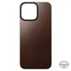 Шкіряна магнітна накладна на задню панель Nomad Magnetic Leather Back Brown для iPhone 16 Pro Max (NM01361985) - зображення 2