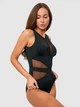 Стильный цельный купальник Fuba 2036 черный 2XL - изображение 8