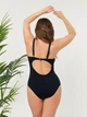 Жіночий злитий купальник Sisianna 253904-22 чорний 3XL - зображення 6