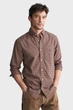 Чоловіча картата сорочка REG LIGHT TWILL GINGHAM SHIRT Gant S 3240193 - изображение 1