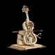 Конструктор Robotime 3D деревянный пазл модель Магическая Виолончель Magic Cello AMK63 - изображение 2