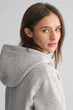 Жіноче сіре худі SHIELD Gant XL 4201413 - зображення 4