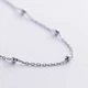 Серебряный браслет "Шарики" 905-01224 19 Онікс 19 - изображение 3